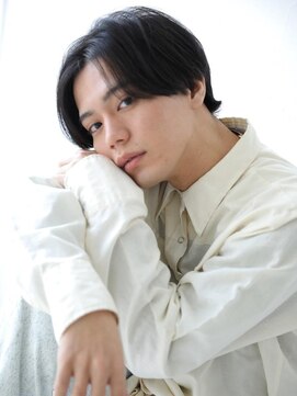 メンズ ガレット(Men's GALETTE) #韓国マッシュ #センターパート男子#黒髪ストレート