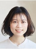 ふんわりフェミニンボブ