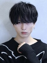 コンフィデンス 新宿3rd(confidence)&nbsp;ナチュラルセットマッシュ黒髪パーマツーブロック刈り上げスーツ