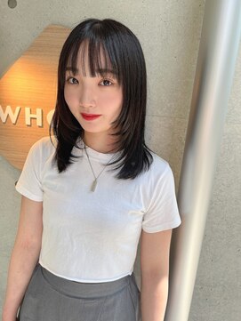 ホール(WHOLE) 【WHOLE】ストレートレイヤースタイル