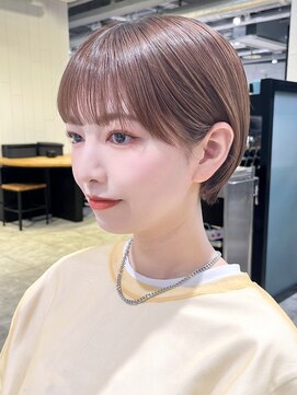 アルバム 池袋(ALBUM) ナチュラルショート_グレーベージュレイヤーロング_ba469741