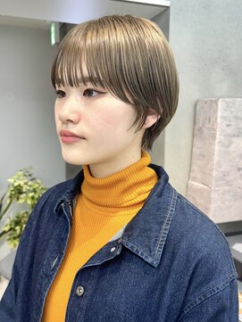 ヴェイン 渋谷(vain) 10代20代おすすめショート ブラウンベージュ