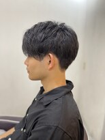 ソイクフ(SOY KUFU)&nbsp;MEN’S HAIR マッシュパーマアッシュブラックカルマパーマ