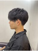 MEN’S HAIR マッシュパーマアッシュブラックカルマパーマ