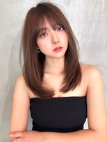 マシェリー バイ ロンド 金山(Ma cherie by Lond)&nbsp;ブリーチなしグレージュ×エアリーロング×レイヤーカット