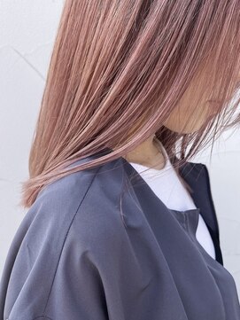 リトルガーデン(Little Garden) ハイトーンピンクベージュ☆ブリーチ/ダブルカラー◇20代30代