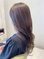 ヘアメイク アリエス 岩切店(HAIR MAKE aries) インナーカラーがオシャレな巻き髪ロングヘア 仙台 岩切 利府