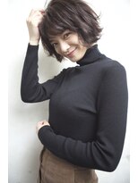 グランアージュ 錦糸町(grandage)&nbsp;ショートボブ/暗髪ショート/くせ毛風パーマ/大人ショートc