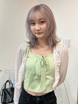 リヴ ウメダ(LIV umeda) ホワイトラベンダー/ハイトーン/ブリーチ/ダブルカラー【梅田】