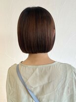 リル 茅ヶ崎(Liru:)&nbsp;黒髪/ボブルフ/ネビージュ/小顔/ワンレン/茅ヶ崎/髪質改善/前髪