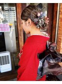 成人式　ヘアセット　メイク　着付け　まつげパーマ　那覇