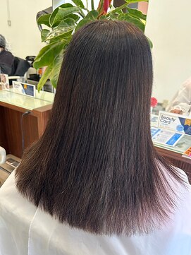 ヘアーアンドエステ ハラダ 滝ノ水店(Hair&Esthe Harada) 髪質改善ストレート/グレージュ