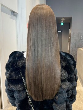 アイティーバイアルバム 藤沢店(IT by ALBUM) メルティカラー似合わせカットマロンベージュ_ba496221