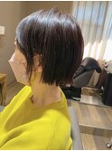 ミニボブ外はね　髪質改善　30代、40代、50代