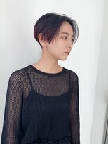 ゴーズゴー 吉祥寺(e)店(go s go)&nbsp;刈り上げ/ハンサムショート/アンブレラカラー/ピンクベージュ