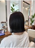 切りっぱなしボブ