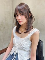 エース (ACE)&nbsp;ACE 横浜　顔周りバング×ミディアムレイヤー