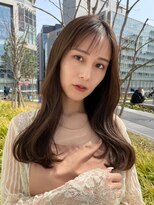 ルミ 上大岡店(Lumi)&nbsp;顔型別ヘアスタイル特集/チェリーブラウン/ニュアンスカラー