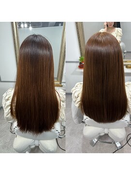 ボクノ 5号店 四天王寺前夕陽ヶ丘(bokuno) 自然なツヤとまとまりのあるストレートヘア