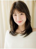 グレーベージュアッシュ抜け感レイヤースタイルZ上尾30代40代