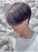 Moana【三島】#ハンサムショート#シルバー#グレージュ