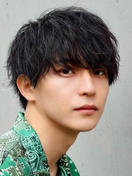 オーシャントーキョー(OCEAN TOKYO) シャドウパーマツーブロックマッシュ