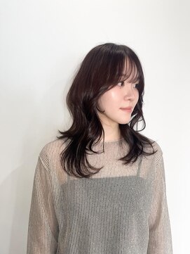 クリアー オブ ヘアー 藤が丘店(clear OF HAIR) レイヤーカットとブラウンカラー