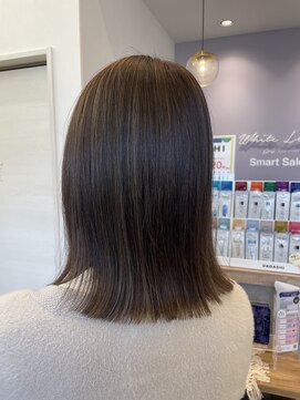 ホワイトレーベルグラ(White Label gra) ミディアム×ハイライト