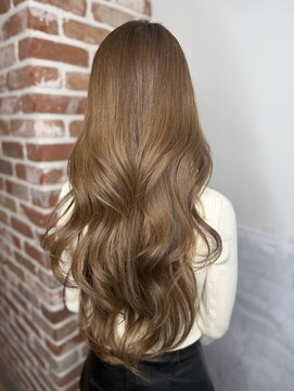 エニー 栄(Any) 韓国レイヤー×ブリーチなしベージュ