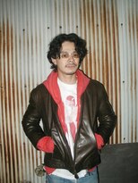 ヌース(NOOS) センターパートウルフニュアンスパーマメンズ