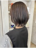 福山市Caaryくびれボブレイヤーミディ肩ラインボブ骨格補正