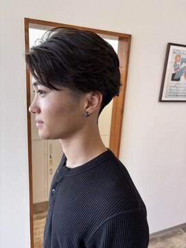 ノート ヘアーサロン(NOTE HAIR SALON) ナチュラルブラウン × フェザーパーマ