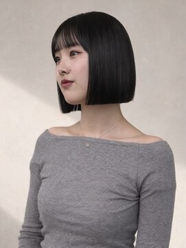 ロマリア ヒルズ 表参道 原宿(Lomalia HILLS) イメチェン/艶カラーボブ縮毛矯正/前髪/[表参道/原宿]