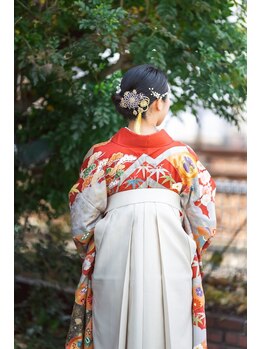 ナナホシ(NANAHOSI)の写真/早朝OK◎着付け師在住サロンで成人式・七五三・卒業式をトータルサポート!写真撮影もお任せください♪