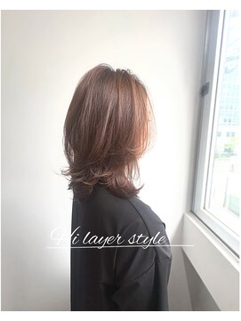 ヘアオーブロジック(HAIR orb LOGIC) 根元縮毛矯正×毛先デジパーで楽スタイルミディアム