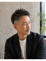 MEN's Baguz MEN'Sカット/ MEN'Sパーマ/ MEN'Sカラー 大人メンズ刈り上げニュアンスパーマ