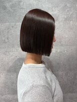 ジャム ヘアー サロン(Jam hair salon)&nbsp;マロンブラウン×グロッシースタイル