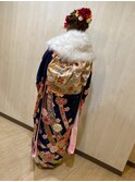 成人式ヘア&着付け#grandage北千住#着物