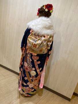 グランアージュ 北千住(grandage) 成人式ヘア&着付け#grandage北千住#着物