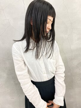 エンドリンク(endlink) 黒髪ぱっつんストレートロング