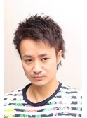 【ヨシザワ人形町】ソフトモヒカンツーブロックウルフ