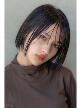 オースティン 門前仲町(AUSTIN) かき上げシルバーカラーサイドグラデーションスリークショート