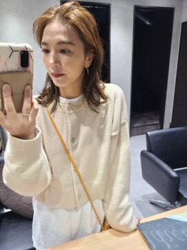 ブルー(Blue) Blue～sweetなミディアム　9トーン　オリーブベージュ～