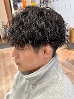 グッドタイムエフティフィフス 横浜西口(GoodTimes ft.fifth)&nbsp;ツイストスパイラルパーマ波巻きスパイラル刈り上げマッシュ