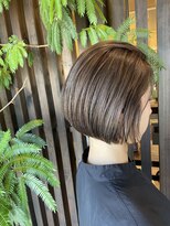 イスト(hair salon ist)&nbsp;切りっぱなしボブ　大人ボブ　３０代ボブ　４０代ボブ　アッシュ