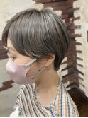 マッシュショート×ダブルカラー