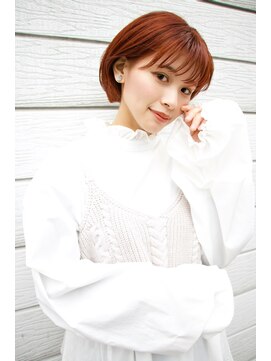 ユートラクト 寝屋川(U-tract) 【U-tract】ショートボブ×ビタミンカラー