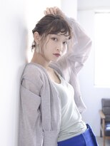 ロアー ヘアー ワメン(RAWR hair WaMen)&nbsp;【RAWR】小顔_おくれ毛_ショートヘアアレンジ