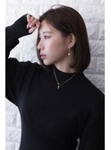 #2024#グレージュ#冬#春＃ミディアム＃ストレート