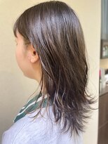 スーパーカット 元町店(SUPER CUT)&nbsp;イヤリングカラー　オリーブ×ベージュ
